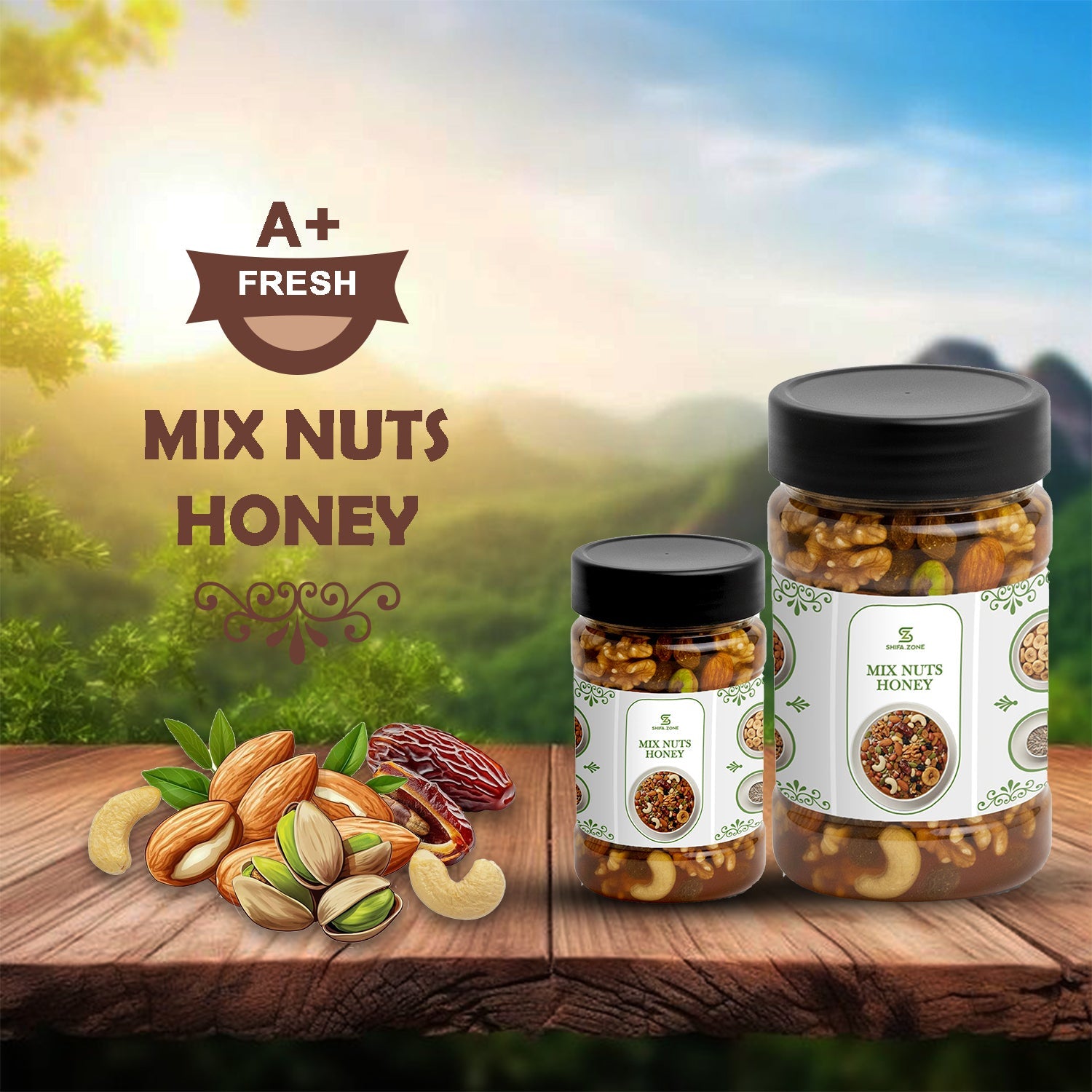 Mix Nuts Honey - Dry Fruits Honey