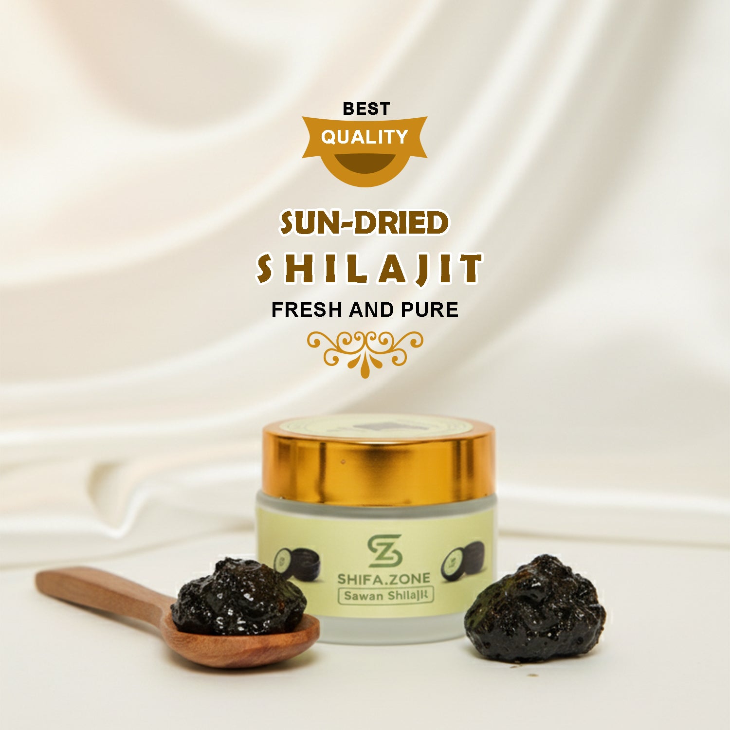 ⛰️ Shilajit – Aftabi Sun-Dried (Premium Export Quality)