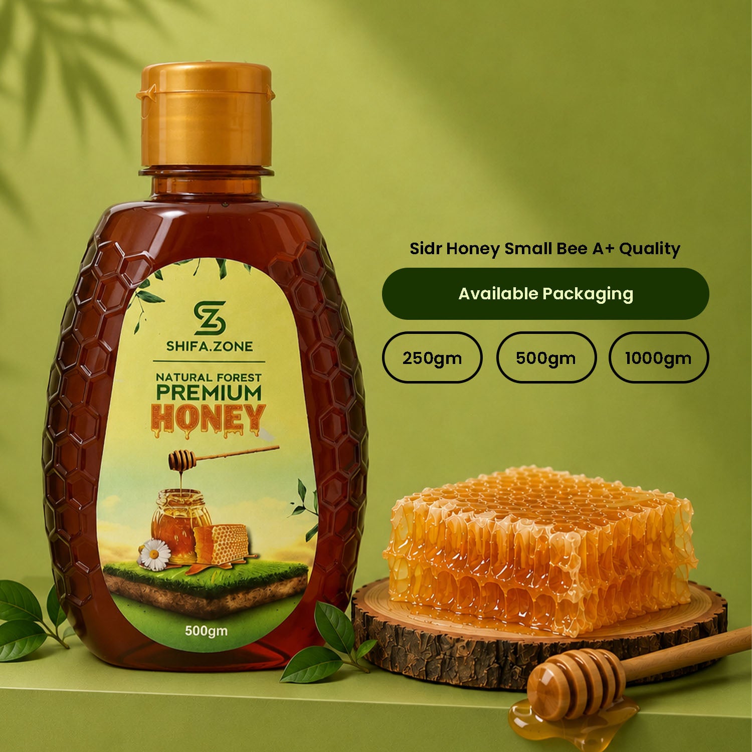 🍯 Sidr honey small bee A+ Quality (100% Pure, Natural & Premium)